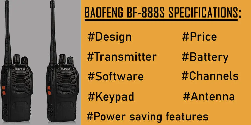 BaoFeng BF-888S Specification