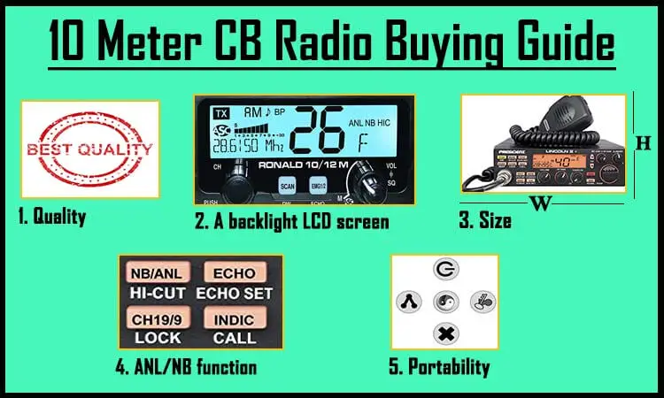 a legjobb 10 méteres CB rádió Vásárlási útmutató