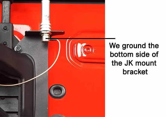 CB Radio Antenna Grounding Step two