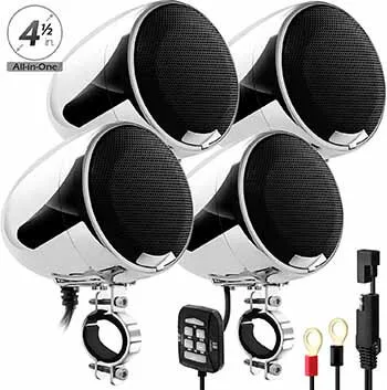 GoHawk AN4-QX All-in-One 1200W Built-in Amplifier
