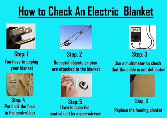 How to Check An Electric  Blanket