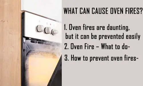 What can cause oven fires