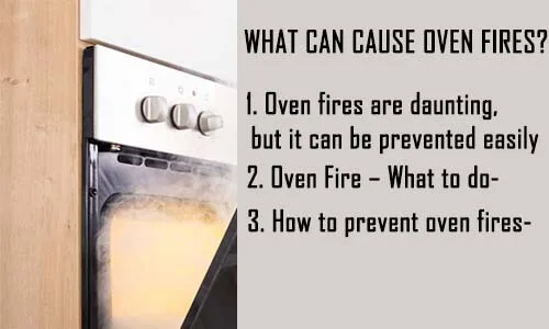 What can cause oven fires