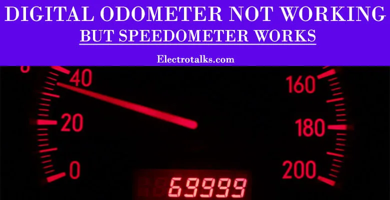 Digital Odometer Not Working