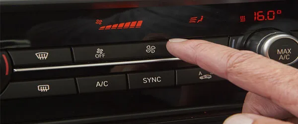 car heater only works when accelerating