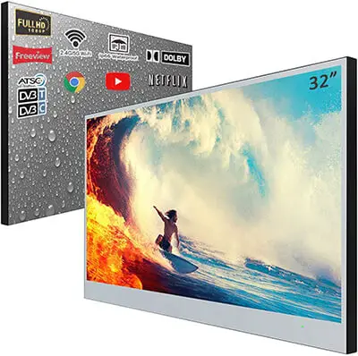 Soulaca 32-inches Full HD Smart Bathroom TV
