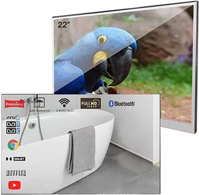 SoulacaVelasting 22-inches White Color LED TV