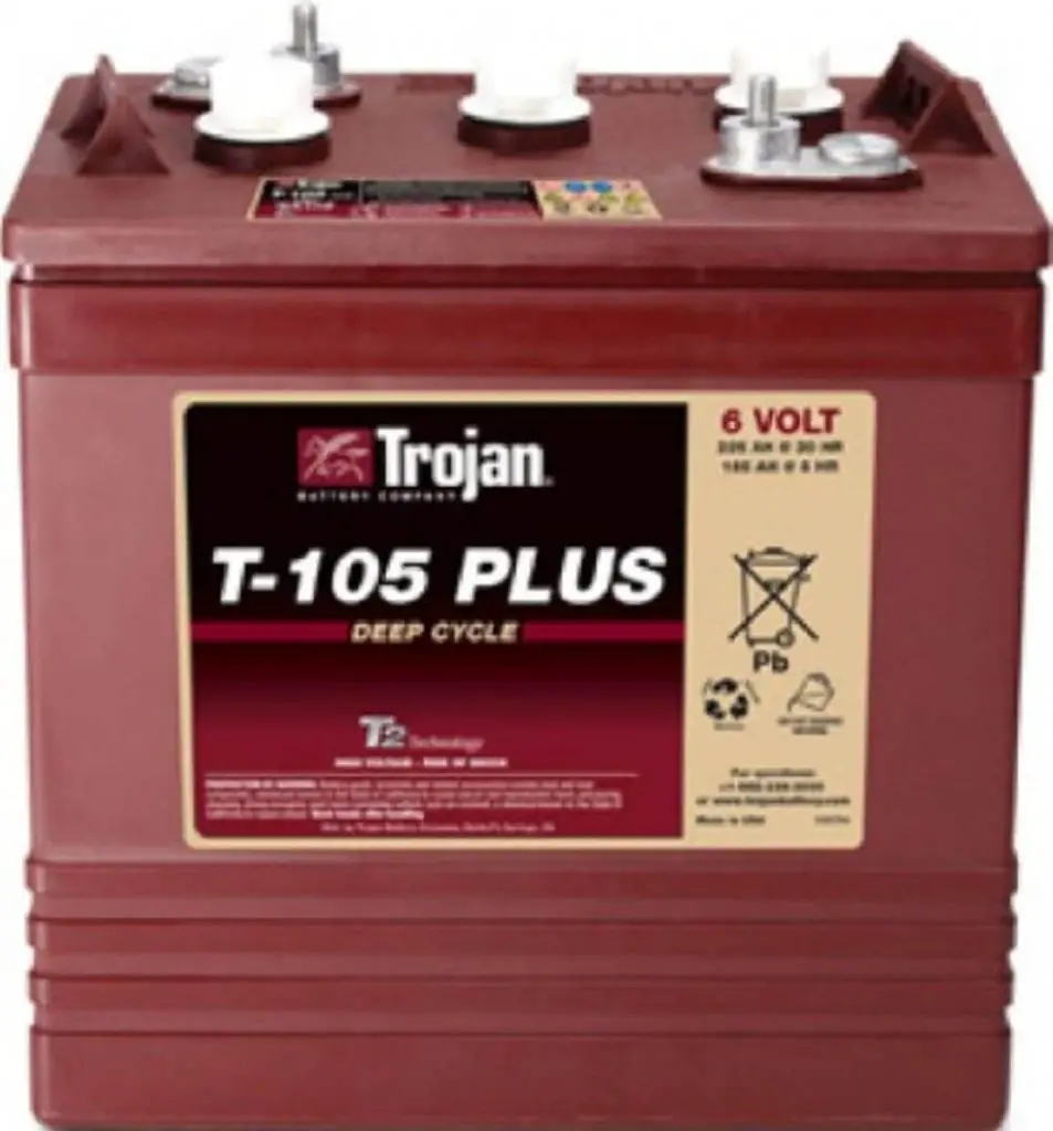 6 X TROJAN (T-105 PLUS) –Long Lasting Battery