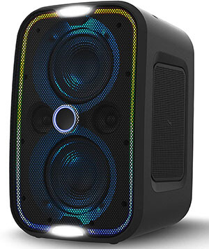 Brookstone IPX5 Big Blue Wireless Portable Speaker