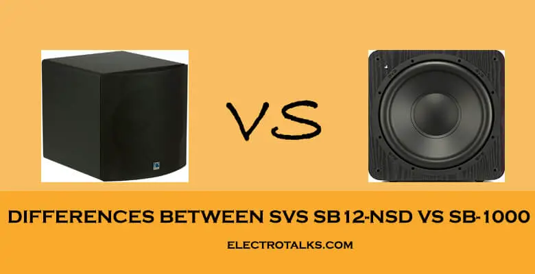 Differences between SVS SB12-NSD VS SB-1000
