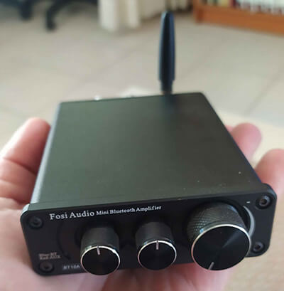 BT10A Bluetooth 5.0 Stereo Audio Amplifier– Mini Hi-Fi Integrated Amplifier