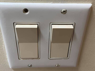 light switch won't turn off problem fix