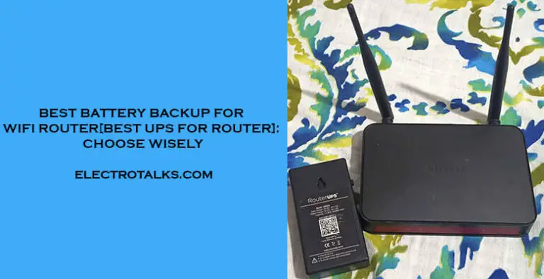 battery backup for router