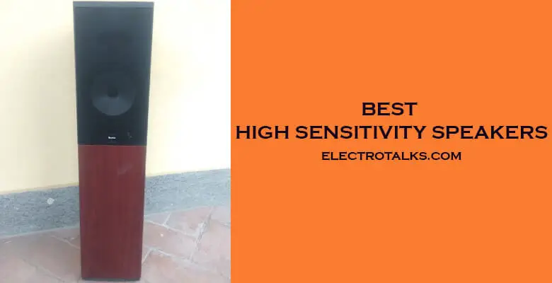 Best High Sensitivity Speakers