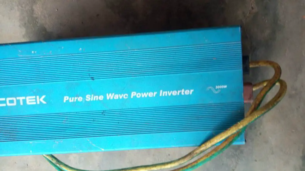 How can you plug an inverter into the mains